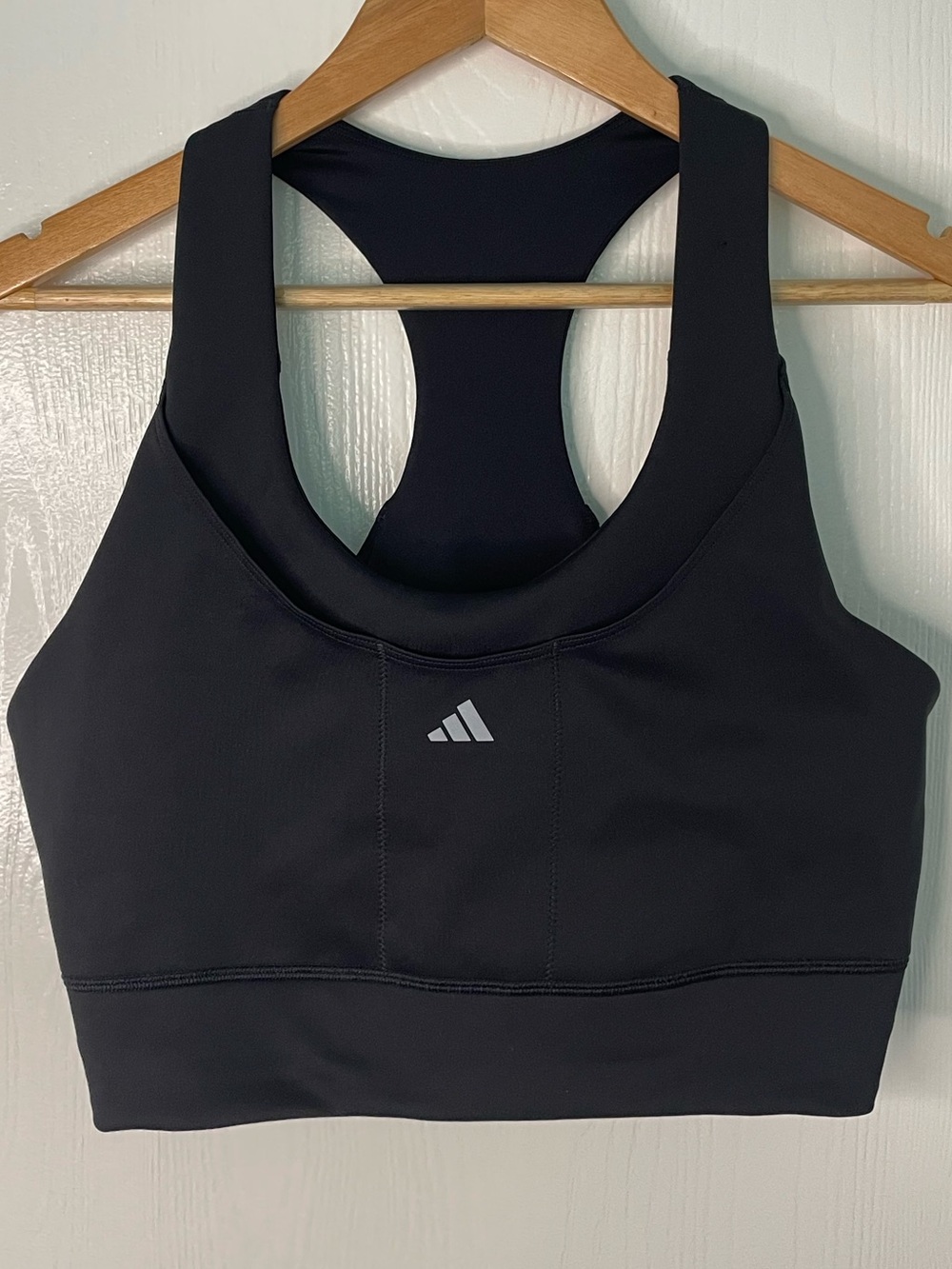 adidas Run Pocket Medium Support Sports Bra XL D/DD Black
